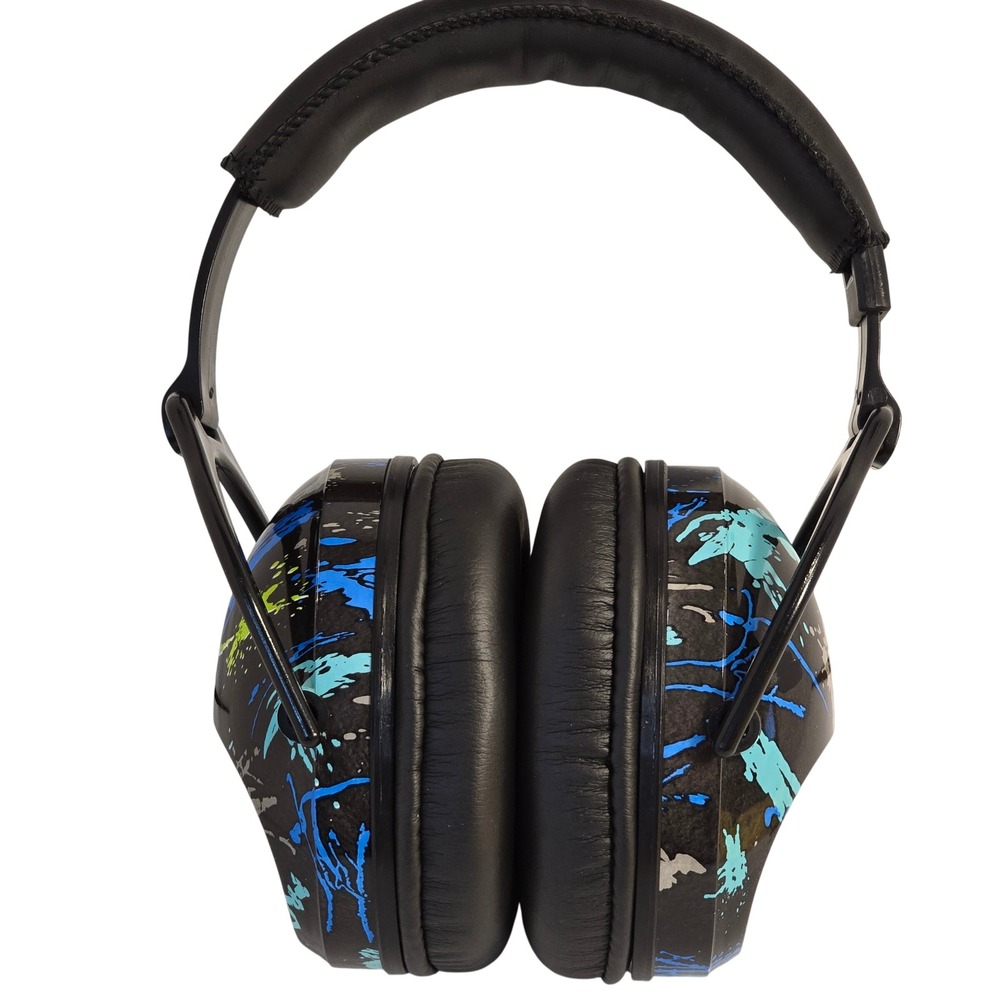 Zohan EM030 Hearing Protection Earmuffs Graffiti Paint Splatter Noise Reduction - Picture 2 of 11